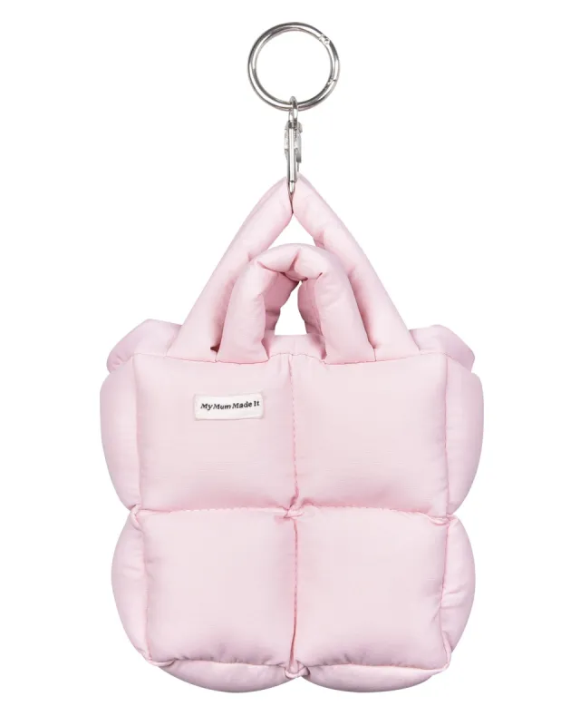 ショルダーバッグ・ポシェット +DEINET+ RIBBON CLOUD MINI TOTE BAG IN PINK KDCUC4S42111200F Puffer Mini Keychain Bag - Pink | Parallel