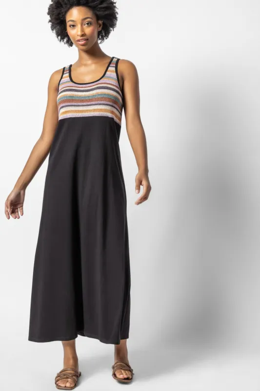 Crochet Maxi Dress |  Black sold by Belletique