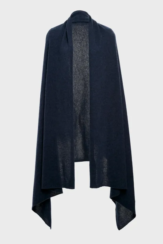 Midnight Cashmere Blanket Scarf sold by Tuckernuck