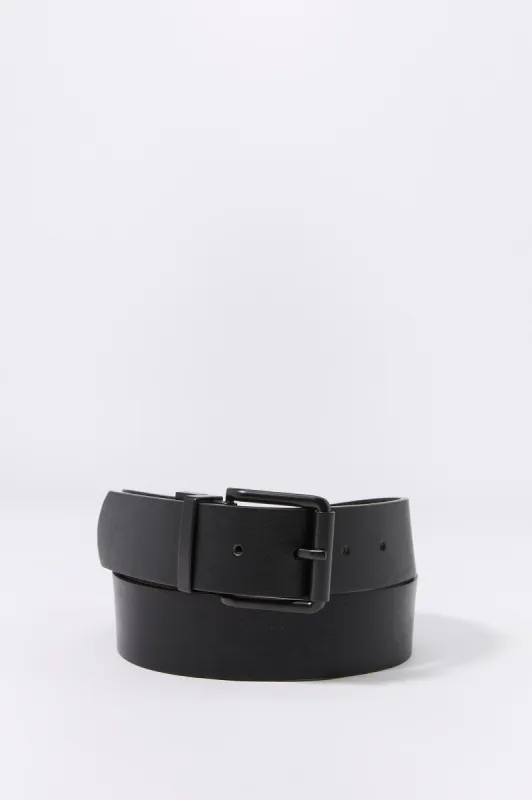 Black Faux Leather Belt sold by Charlotte Russe
