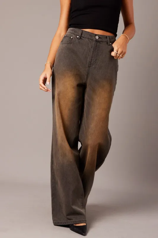 Denim Wide Leg Jean High Rise sold by Ally Fashion