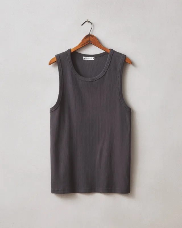 Men's Rib Tank - Metropolitan Grey sold by American Giant