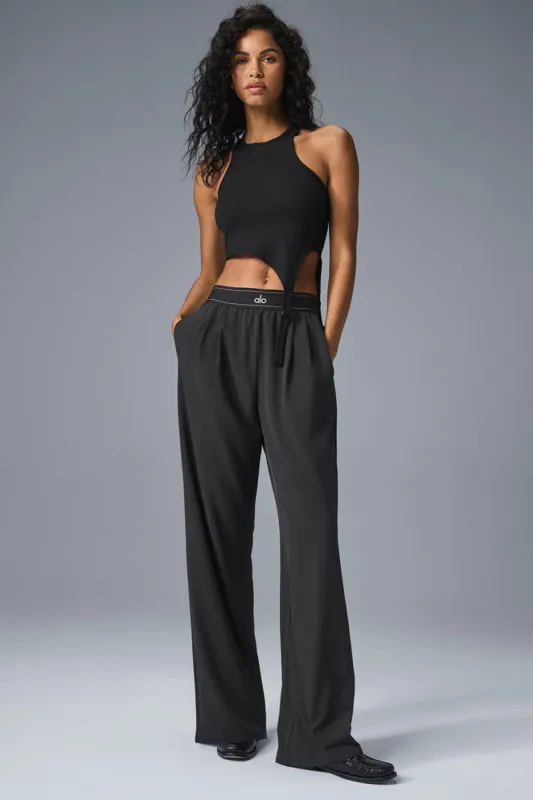 Suit Up Trouser (Long) - Black sold by Alo Yoga