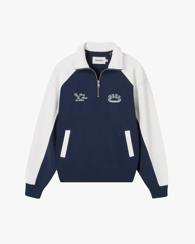 INTERLOCK CAPTAIN QUARTER ZIP | Parallel