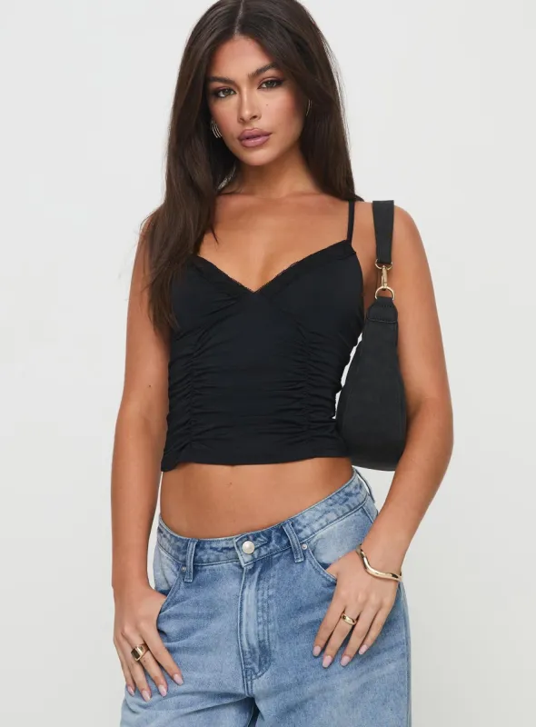 Perseus Top Black sold by Princess Polly