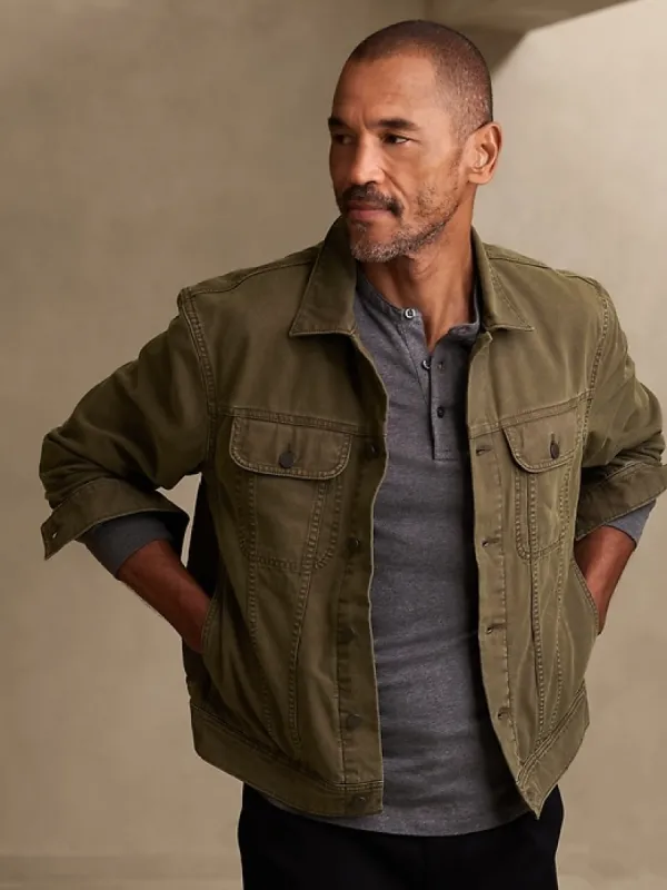 Authentic Canvas Trucker Jacket sold by Banana Republic