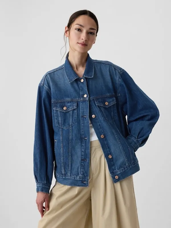 Gap × DÔEN Oversized Icon Denim Jacket sold by GAP