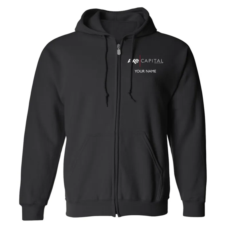 Billions Axe Capital Personalized Fleece Zip-Up Hooded Sweatshirt sold by MTV