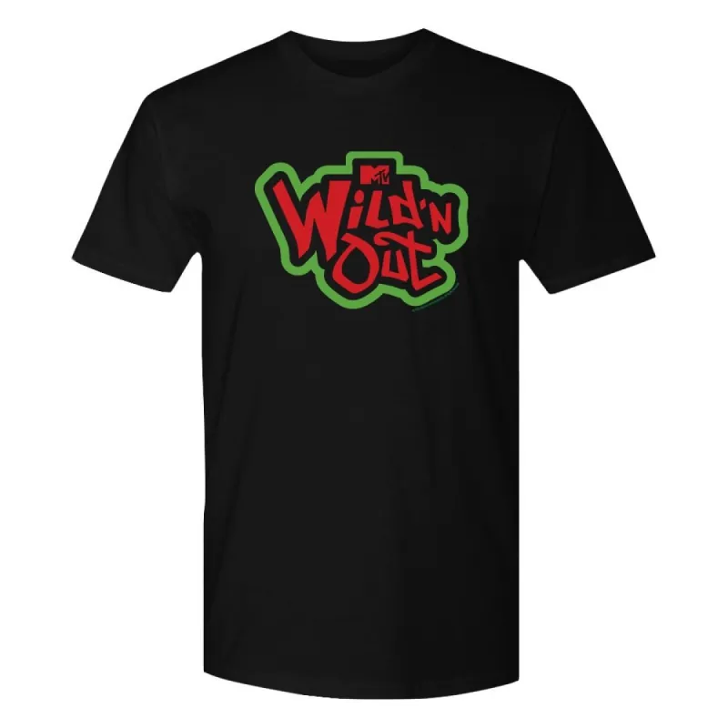Wild 'N Out Green And Red Logo Adult Short Sleeve T-Shirt sold by MTV