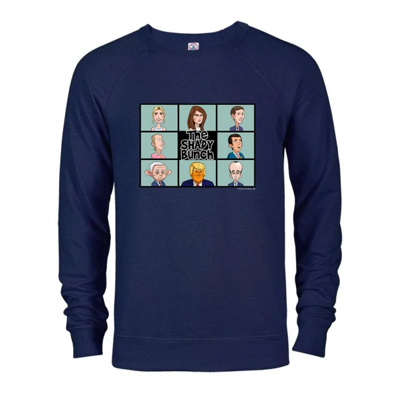 Our Cartoon President Shady Bunch Lightweight Crew Neck Sweatshirt sold by MTV