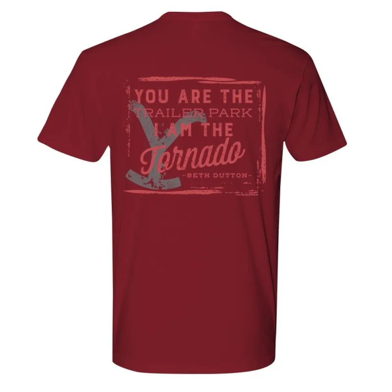 Yellowstone You Are The Trailer Park Adult Short Sleeve T-Shirt sold by MTV
