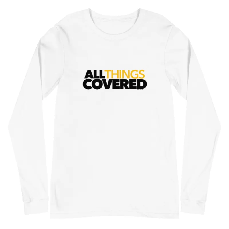 All Things Covered Podcast Logo Adult Long Sleeve T-Shirt sold by MTV