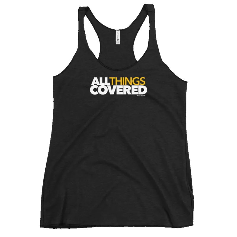 All Things Covered Podcast ATC Podcast Logo Women's Tri-Blend Racerback Tank Top sold by MTV