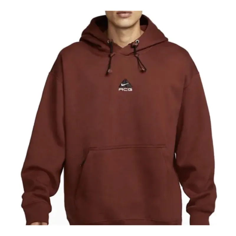 Nike ACG Therma-FIT Fleece Pullover Hoodie 'Brown' DH3087-217 sold by KicksCrew