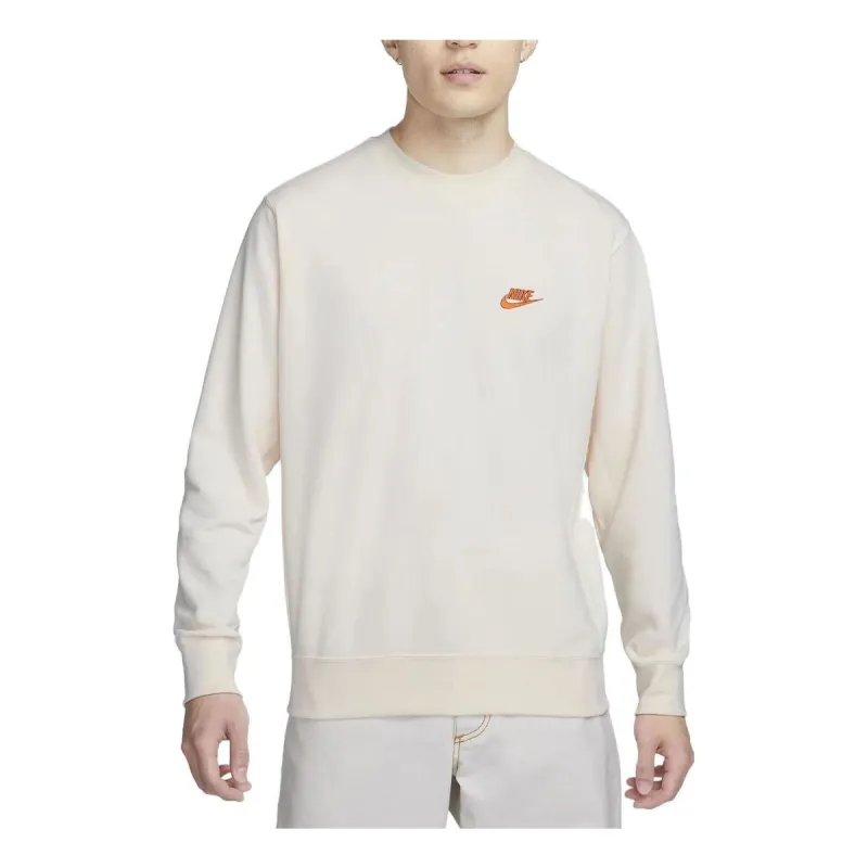 Nike Sportswear French Terry Crewneck Sweatshirt 'Biege' FN8515-110 sold by KicksCrew
