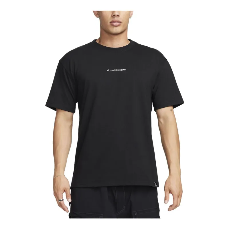 Nike ACG T-Shirt Asia 'Black' FJ2138-010 sold by KicksCrew