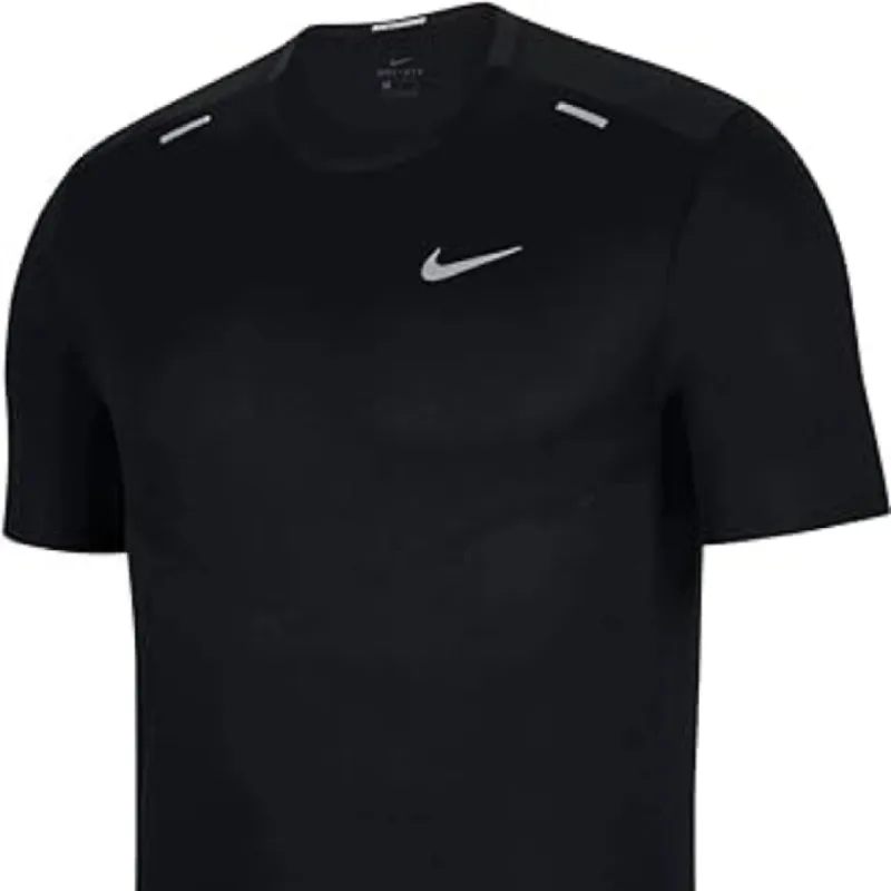 Nike Dri-FIT Rise 365 Short-Sleeve Running T-Shirt 'Black' CZ9184-013 sold by KicksCrew