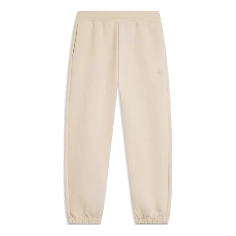 (WMNS) Li-Ning Chinese Culture Graphic Joggers Sweatpants 'Light Khaki' AKLT906-1 sold by KicksCrew