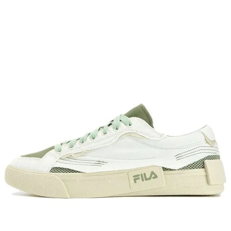 FILA FUSION Pop Skate Shoes 'White Light Green' T12M332103FSS sold by KicksCrew