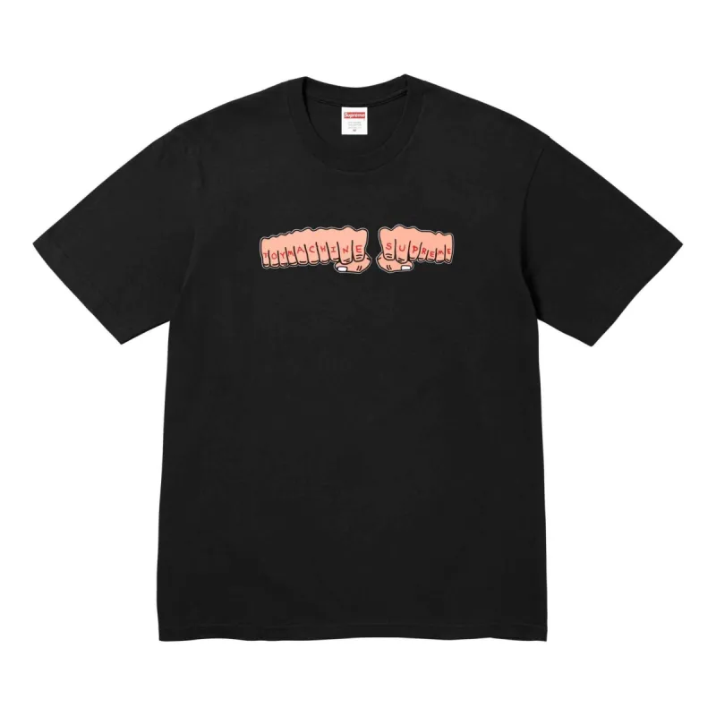 Supreme x Toy Machine First T-Shirt 'Black Beige' SUP-SS24-072 sold by KicksCrew