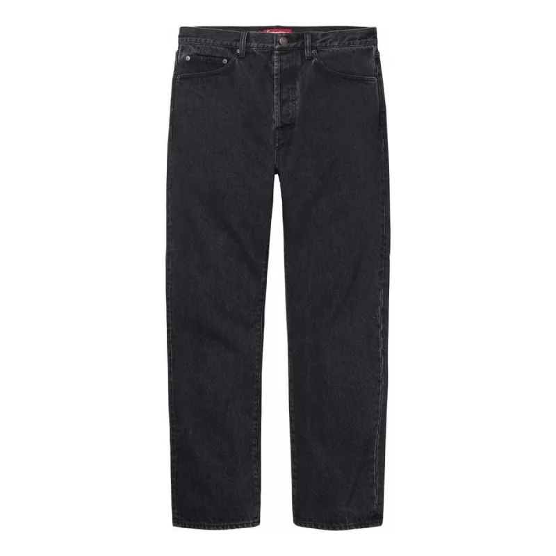 Supreme Stone Washed Black Slim Jean 'Black' SUP-SS24-036 sold by KicksCrew