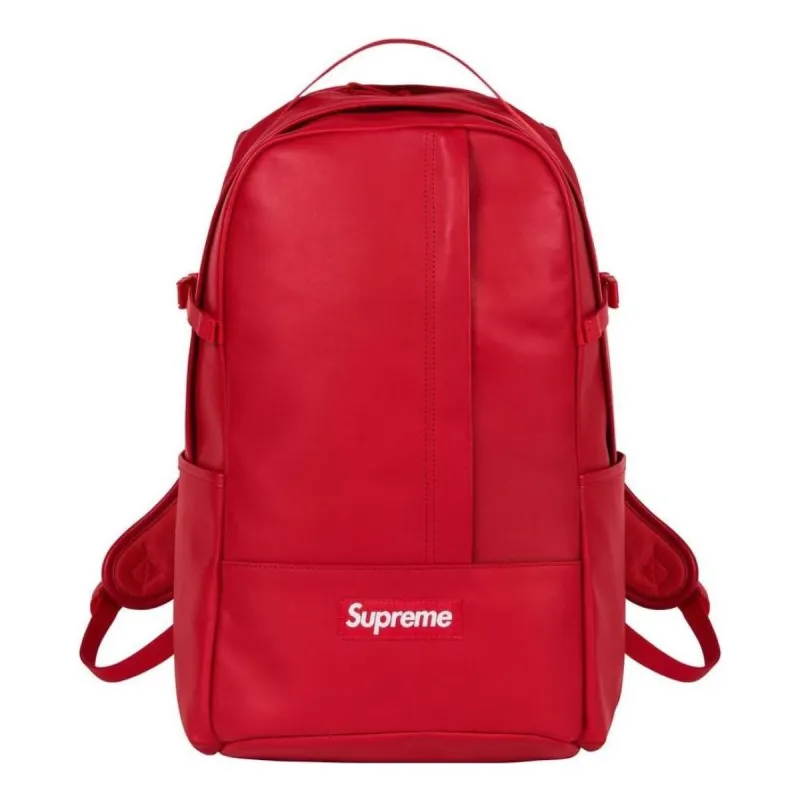 Supreme FW23 Leather Bag 'Red' SUP-FW23-0829 sold by KicksCrew