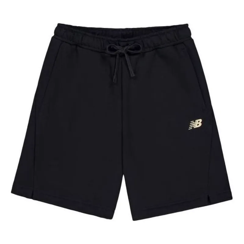 New Balance NB Logo Cotton Short 'Black' AMS41366-BK sold by KicksCrew