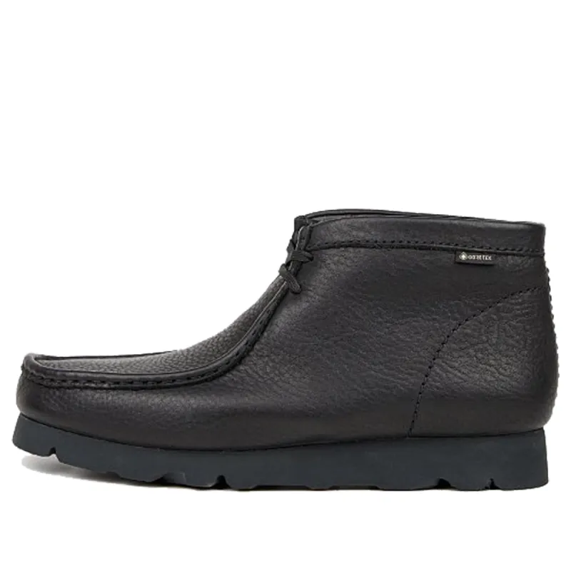 Clarks Wallabee Boots Gore-Tex Leather 'Black' 26146260 sold by KicksCrew