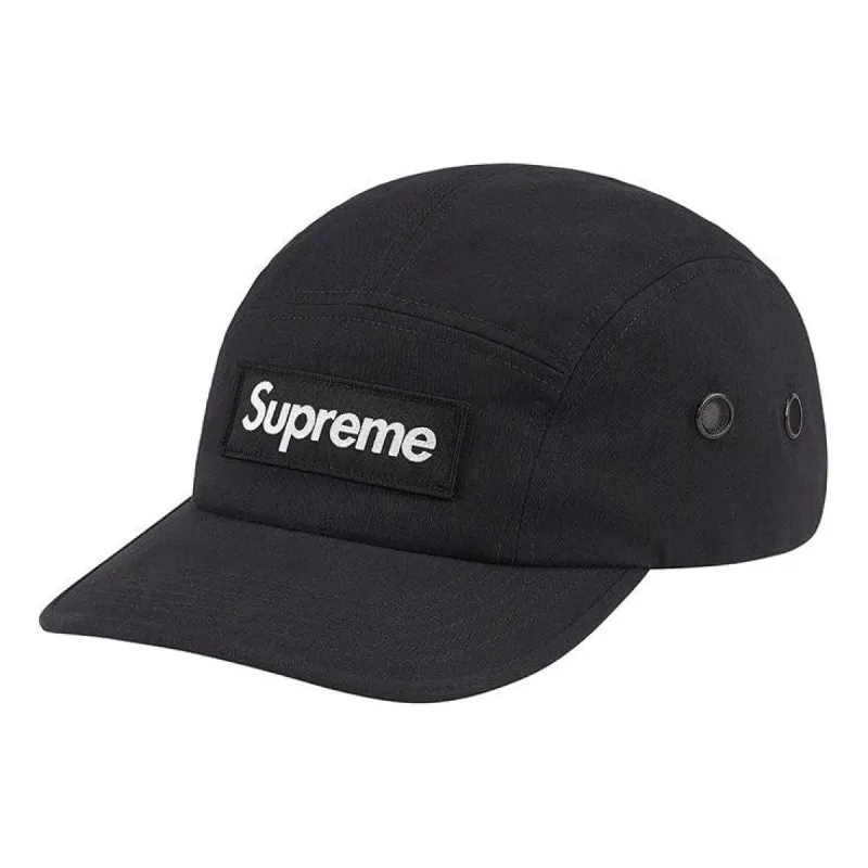 Supreme Military Camp Cap 'Black White' SUP-SS21-732 sold by KicksCrew