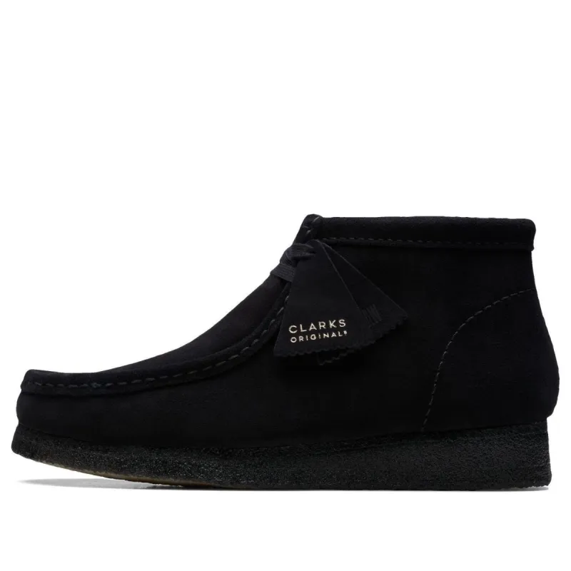 Clarks Wallabee Boots 'Black Suede' 261555177 sold by KicksCrew
