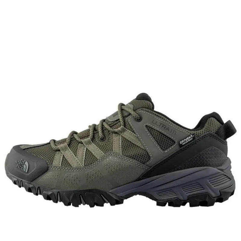 THE NORTH FACE Ultra 111 Waterproof Trail Hiking Shoes 'Olive Green' 46CJ-BQW sold by KicksCrew