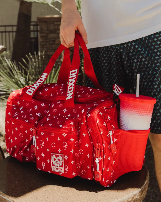 Bougie Duffle Bag - Red & White sold by Dixxon