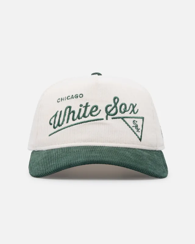 New Era Chicago White Sox 'Heritage Golf' Pre-Curved Golfer Snapback Chrome White sold by Culture Kings