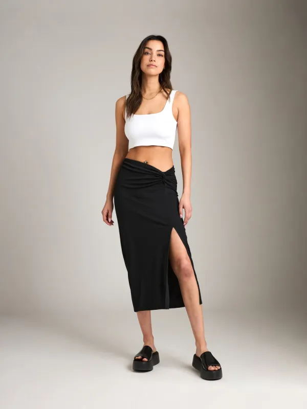Luella Ruched Skirt sold by Plenty