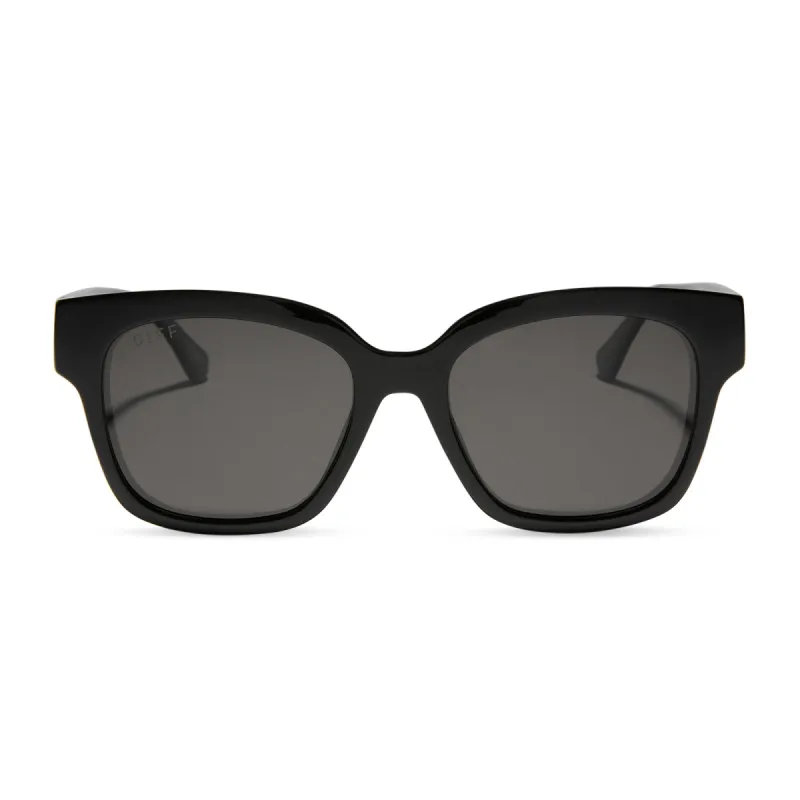 MADISON MEALY - MAE + BLACK + GREY + POLARIZED SUNGLASSES sold by Diff Eyewear