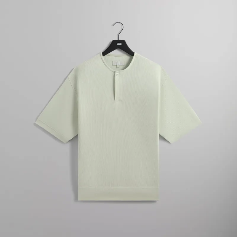 Kith Micro Waffle Colby Pullover - Luster sold by Kith