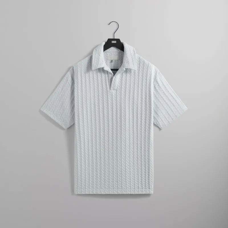 トップス kith textured cotton leon polo Kith Textured Cotton Leon Polo Polar Men's - SS24 - US