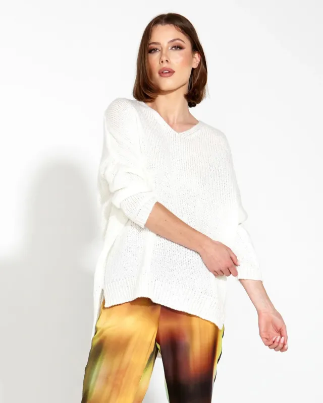 Fate + Becker Splendour Oversized Knit Cream sold by Bayside Shoe Warehouse