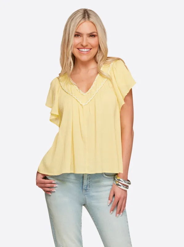 Serenity Top in Sundress sold by Jessica Simpson