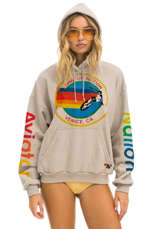 AVIATOR NATION  RELAXED PULLOVER HOODIE - SAND sold by Aviator Nation