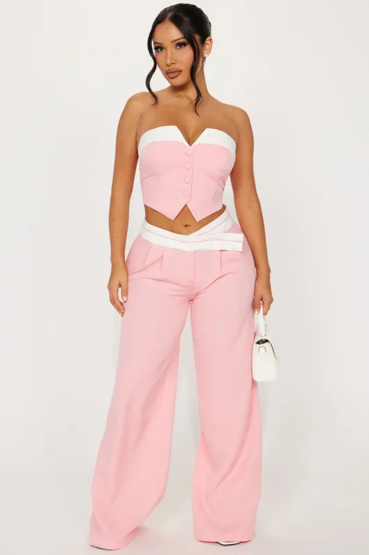 Office Babe Pant Set - Pink sold by Fashion Nova