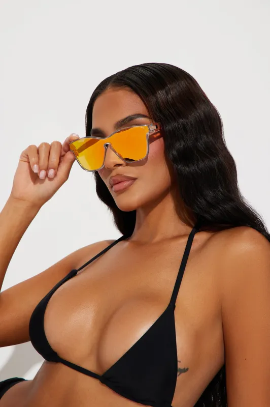 Fell Too Deep Sunglasses - Orange sold by Fashion Nova