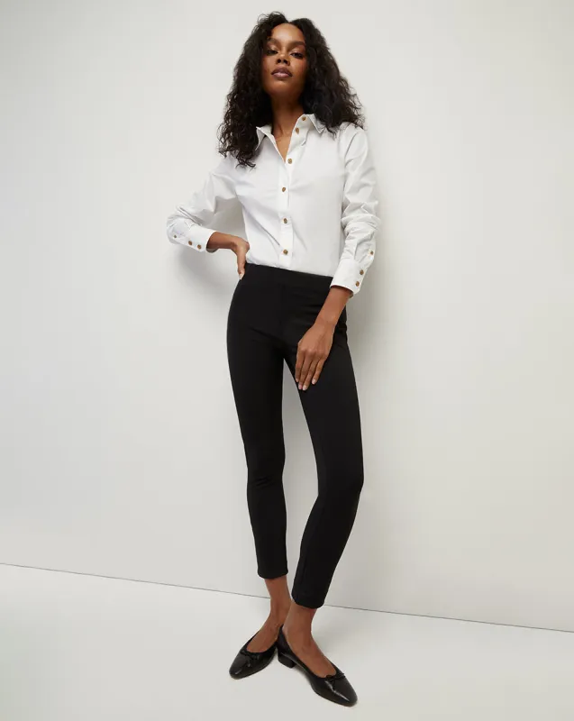 Scuba Slim-Fit Pant sold by Veronica Beard