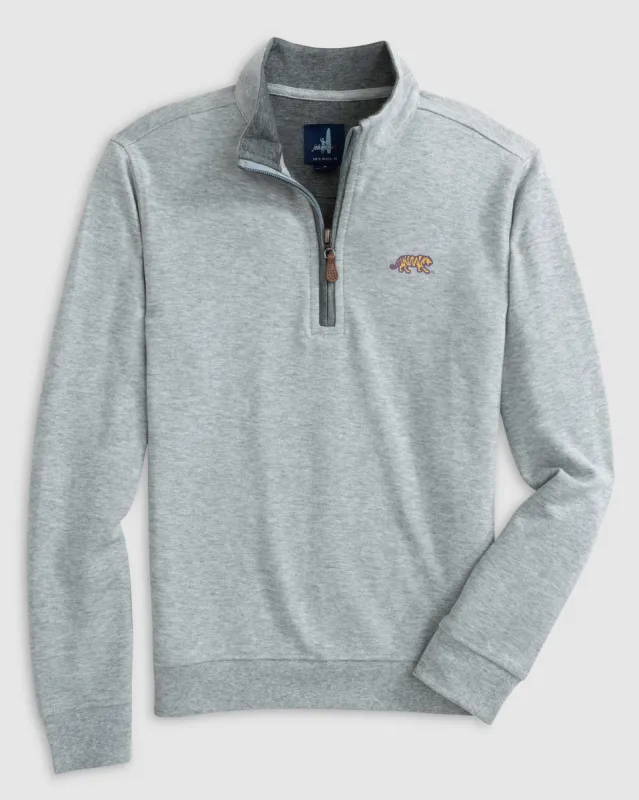 LSU Sully Jr. 1/4 Zip - Mike The Tiger Logo sold by Johnnie-O