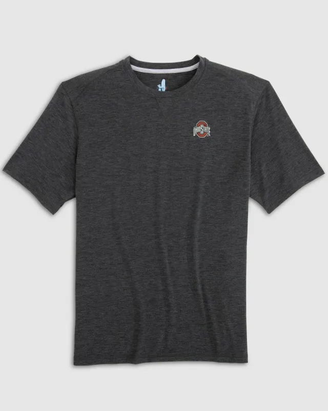 Ohio State Course Performance Short Sleeve T-Shirt sold by Johnnie-O