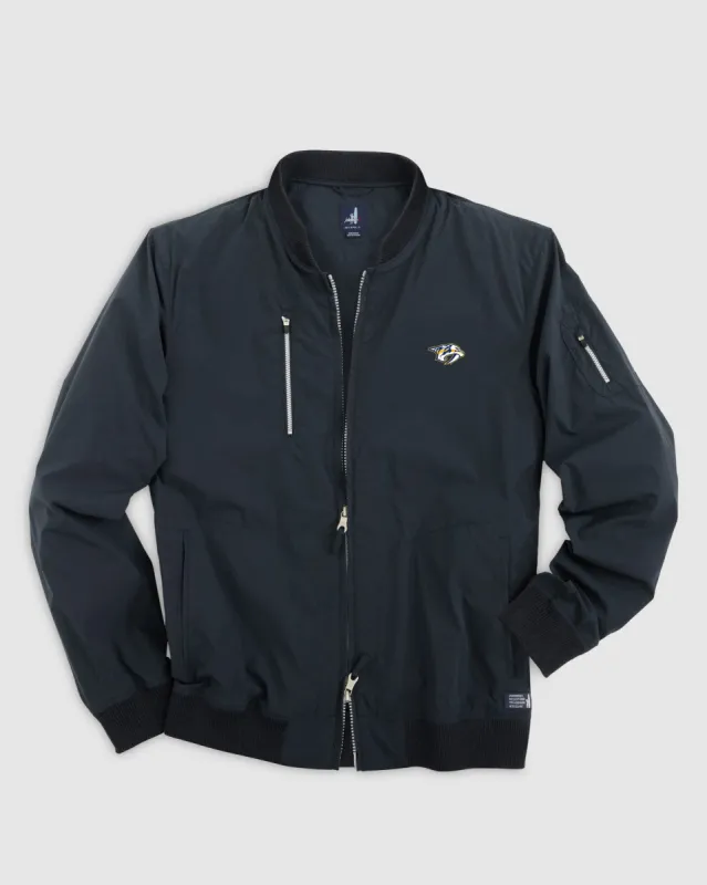Nashville Predators Corsair Bomber Jacket sold by Johnnie-O