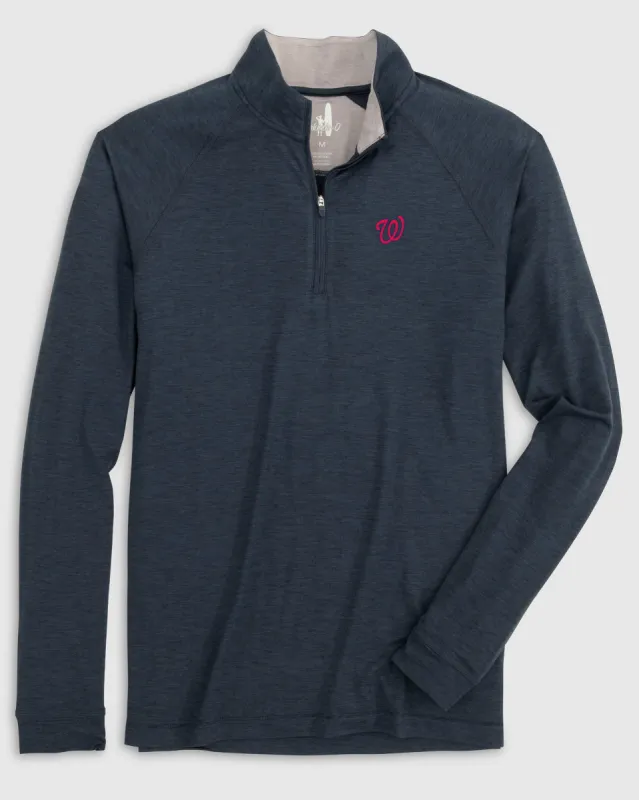 Washington Nationals Freeborne Performance 1/4 Zip sold by Johnnie-O
