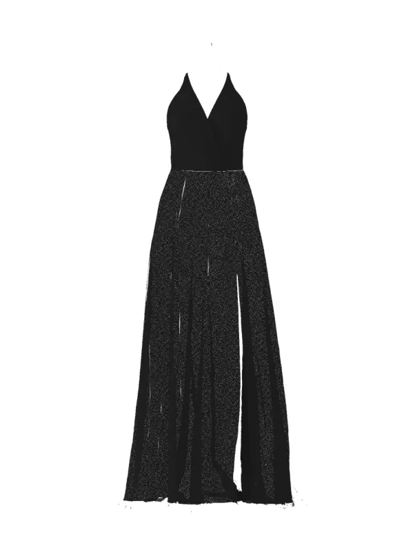 Bodice(Carmelle), Skirt(Arabella), black sold by Amsale