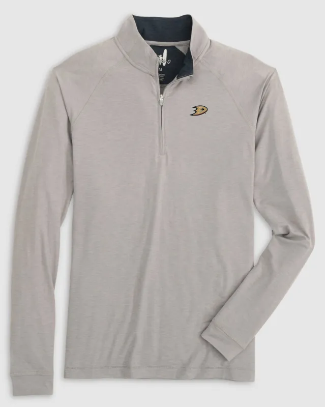 Anaheim Ducks Freeborne Performance 1/4 Zip sold by Johnnie-O
