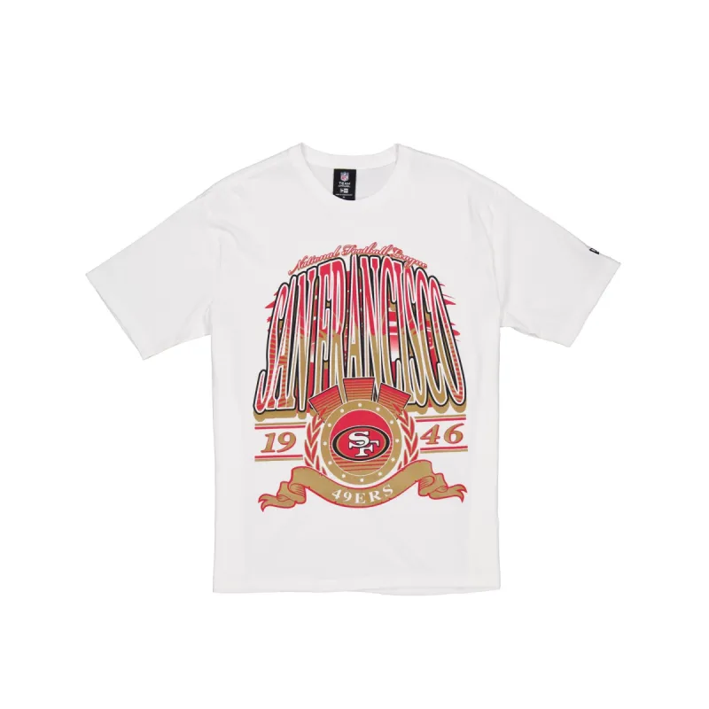 San Francisco 49ers Sport Classics White T-Shirt sold by New Era